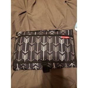 Diaper changing clutch